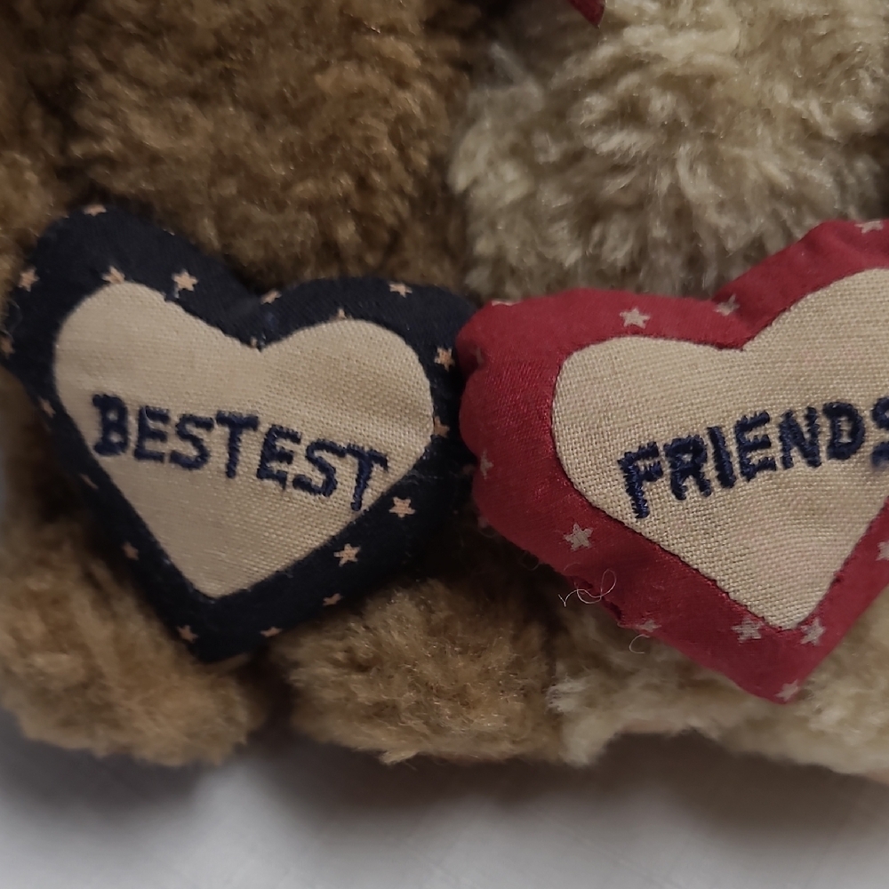 Boyds Bestest Friends Teddy Bear Pair NWT - Picture 8 of 9